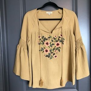 Honey Honey Embroidered Blouse